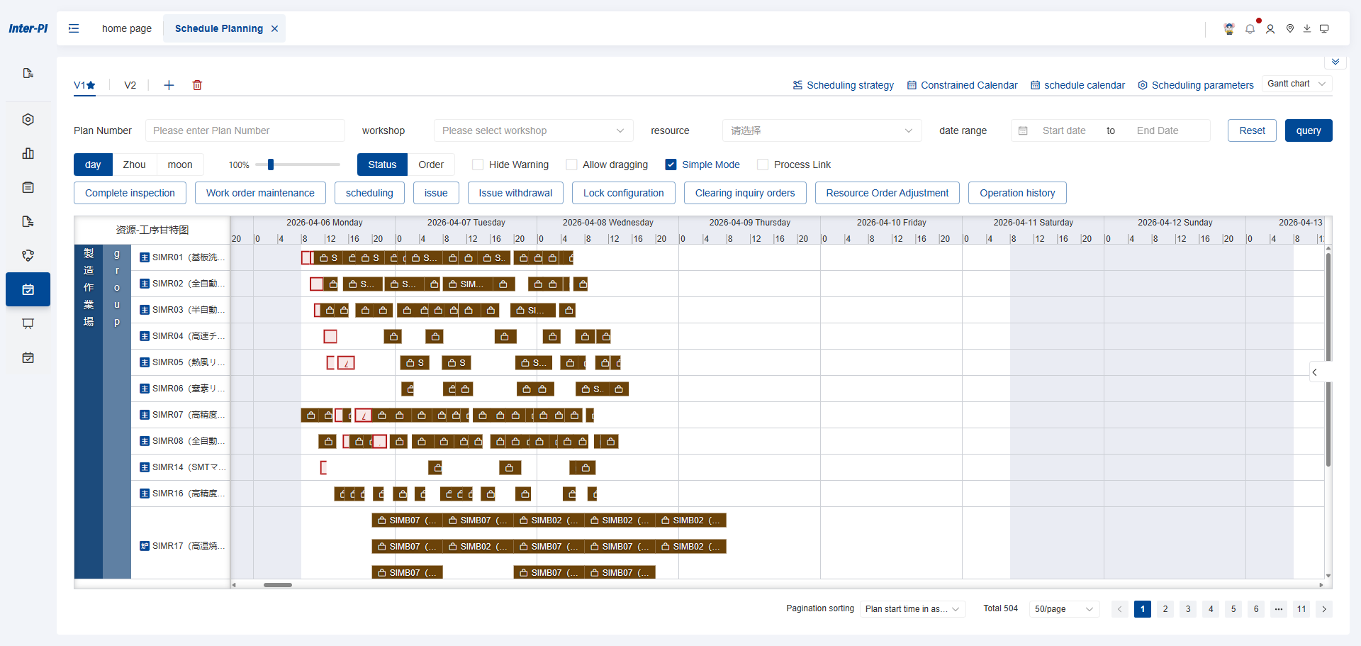Fastener Industry Production Planning and Scheduling System